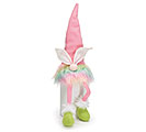 PASTEL RAINBOW EASTER BUNNY GNOME