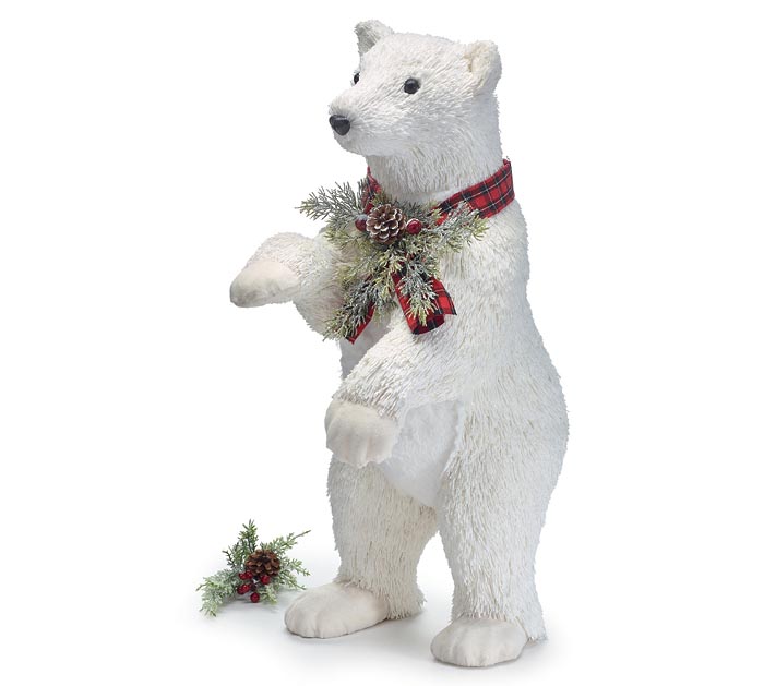 christmas polar bear stuffed animal