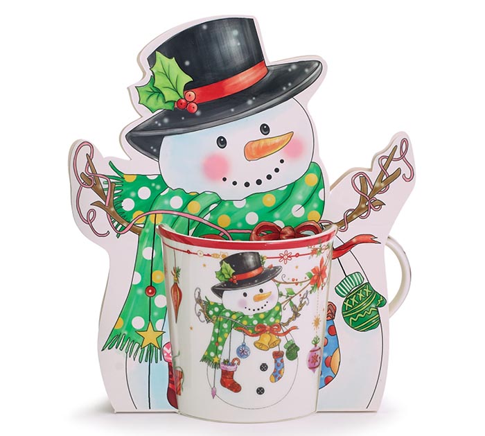 Snowman Mug & Gift Set – The Garden of Eden Flower Shop