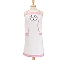 ADULT BUNNY APRON WITH PINK GINGHAM