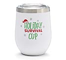 WINE STAINLESS HOLIDAY SURVIVAL CUP