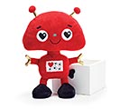 STANDING RED ROBOT PLUSH