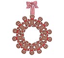Related Product Image for GINGERBREAD CLAY DOUGH WREATH 