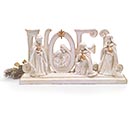 NOEL WITH NATIVITY WITHIN WORD DECOR