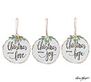 CHRISTMAS GIVES ASTD MESSAGE ORNAMENTS