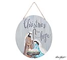 CHRISTMAS IS HOPE NATIVITY WALL HANGING