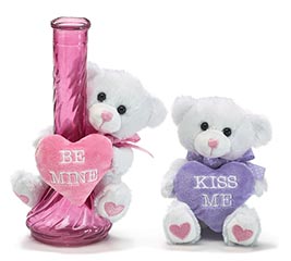VALENTINE VASE HUGGER ASSORTED MESSAGES
