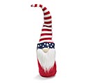 PATRIOTIC GNOME WITH RED AND WHITE HAT