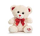 VALENTINE BEAR WITH HEART SHAPED NOSE