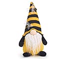 YELLOW AND BLACK GNOME WITH BEES ON HAT
