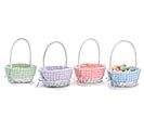 SPRING GINGHAM WILLOW BASKETS