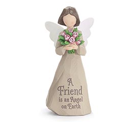 A FRIEND IS AN ANGEL ON EARTH FIGURINE