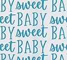 BLUE SWEET BABY CELLOPHANE SHEETS