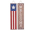 PATRIOTIC/WELCOME SIGN/PORCH SITTER