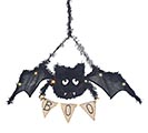 LIGHT UP HANGING BAT WITH BOO BANNER