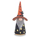 LIGHT UP WIZARD GNOME WITH ORANGE HAT