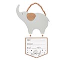 OH BABY GRAY ELEPHANT WALL HANGING