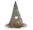 GNOME WITH GREEN HAT AND BROWN BEARD