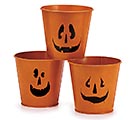 4&quot; JACK-O-LANTERN POT COVER