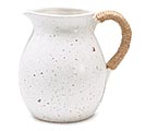 CREAM PITCHER WITH TWINE HANDLE