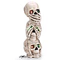 LIGHT UP STACKING SKULLS DECOR