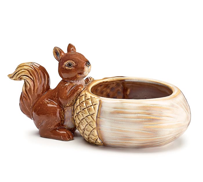 シルバー金具 【Family さま】pottery ❀ squirrel シマリスさん B