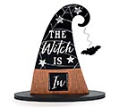 THE WITCH IS IN/OUT SHELF SITTER