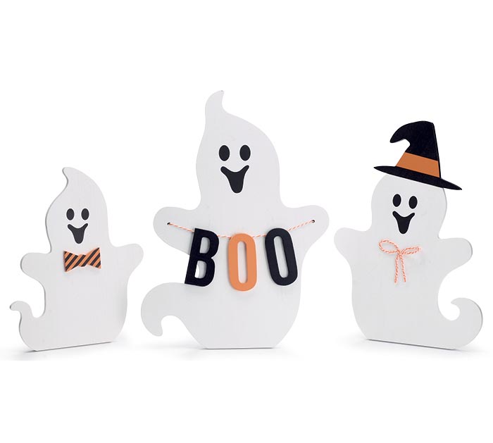 Boo Banner Ghost Candleholder Assortment