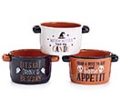 HALLOWEEN MESSAGE CERAMIC BOWLS