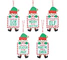 ELF ORNAMENTS WITH ASSORTED MESSAGES