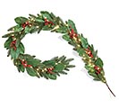 70&quot; LIGHTED GARLAND WITH RED BERRIES