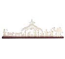 TIN NATIVITY SILHOUTTE SHELF SITTER