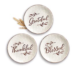 8&quot; AUTUMN MESSAGE PLATES