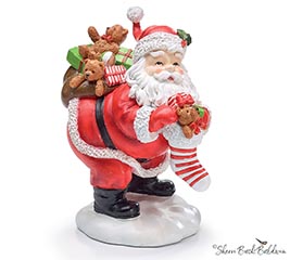 Burton Burton 15 1/2" Père Noël avec sac de noël Figurine-Magical Santa 9726632 