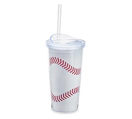 TRAVEL CUP BASEBALL DESIGN