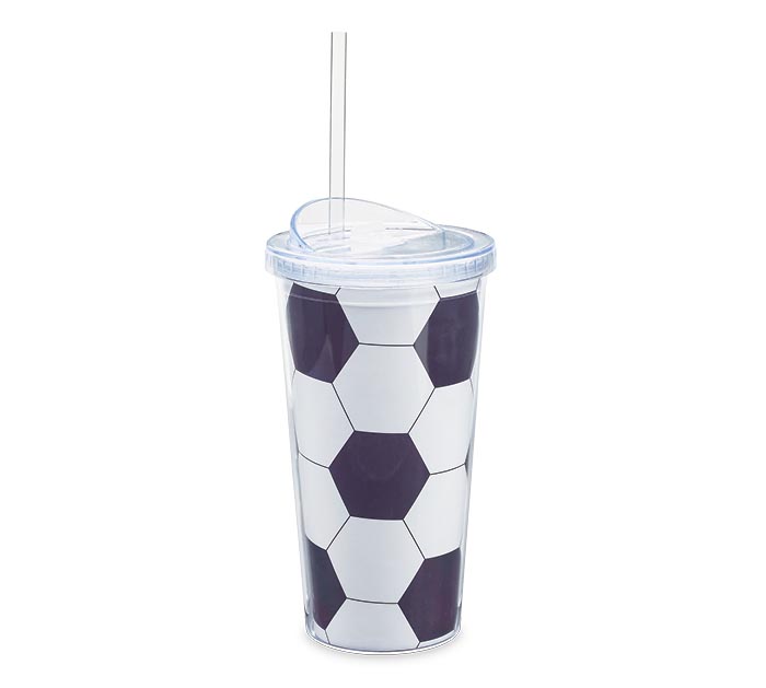 20oz Clear Travel Tumbler With Lid Straw Acrylic Drinking Cup