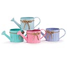 SPRING WATERING CANS WITH ROPE BOWS