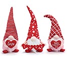 RED AND WHITE VALENTINE GNOMES