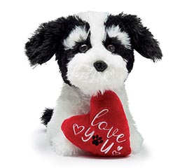 Burton and burton plush "love ya"  puppy Valentine's Day Gift top-quality 