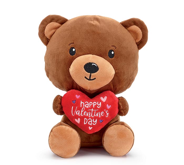 Brown Teddy Bear Holding Red and Pink Hearts Embroidered Valentines Da –  Rogue Nurse Creations