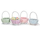 MOVEABLE HANDLE WILLOW BASKET WITH LINER