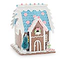 GINGERBREAD HOUSE PASTEL COLORS
