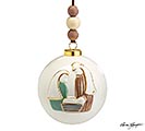 OH HOLY NIGHT MESSAGE NATIVITY ORNAMENT