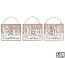 LARGE ASTD RELIGIOUS MESSAGE ORNAMENTS