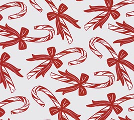 CANDY CANE CELLOPHANE SHEETS