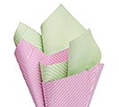 PINK AND GREEN STRIPE FLIP SHEETS