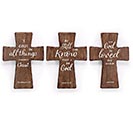 ASTD CROSS WALL HANGINGS WITH MESSAGE