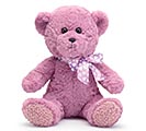 BERRY FUR BEAR WITH OMBRE HEART RIBBON