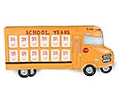 SCHOOL BUS SHAPED PICTURE FRAME
