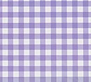 LAVENDER GINGHAM ON CLEAR CELLO SHEET